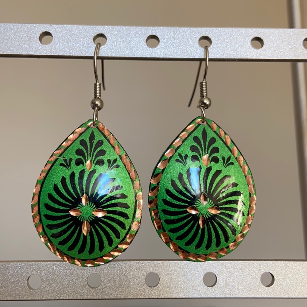 Handmade Turkish Copper Earrings